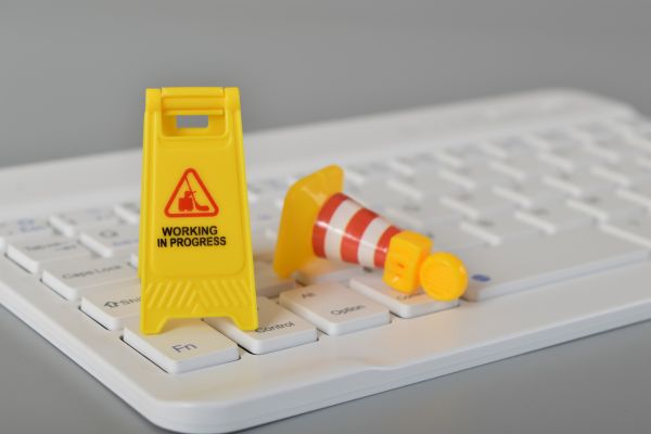 weboldal karbantartás folyamatban
