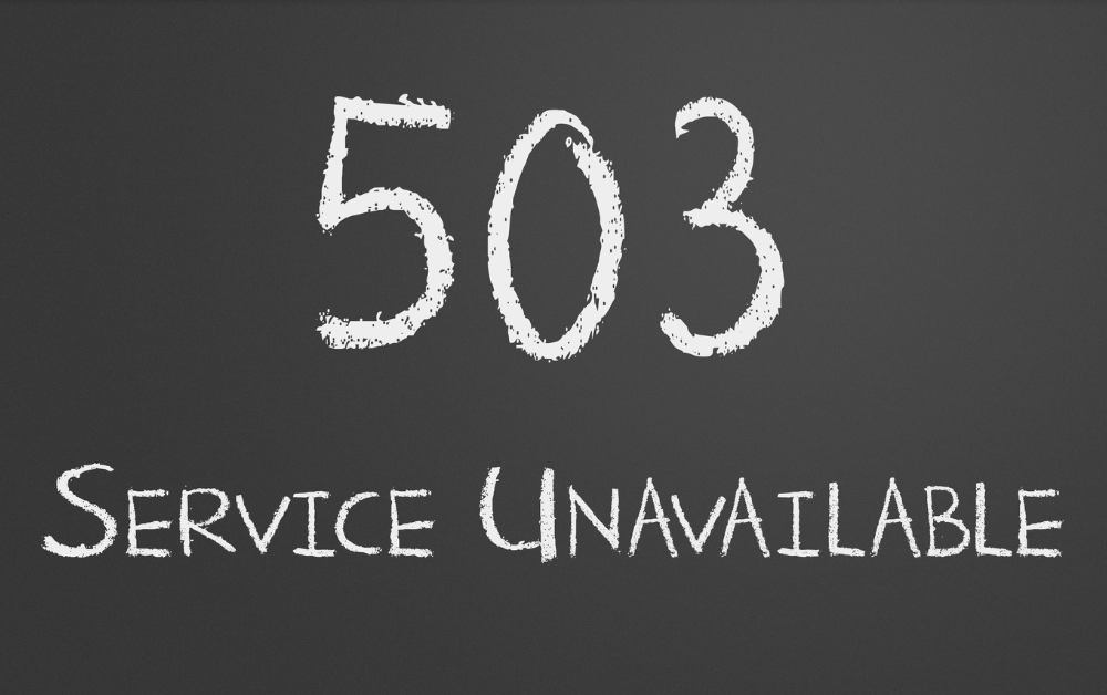 weboldal hibaüzenetek 503